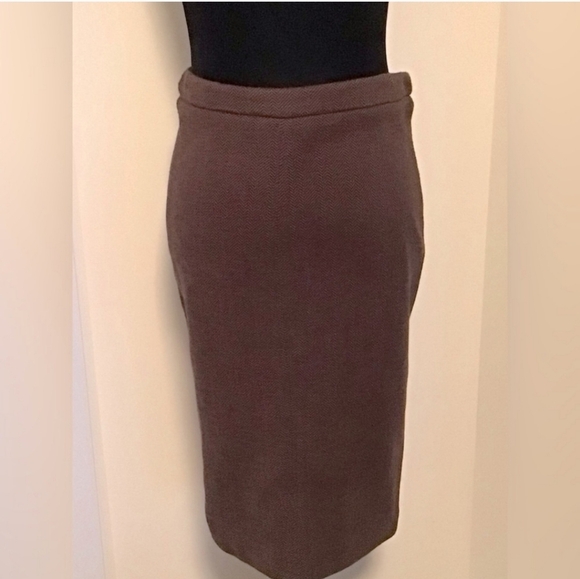 Joules Brown Herringbone Skirt Suit - size 6 - Picture 4 of 13